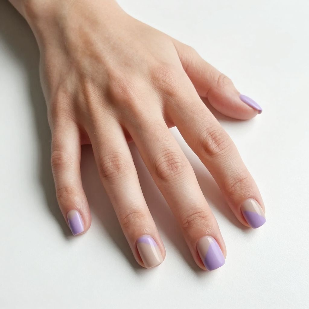 Light Purple Nail Designs nail idea 13