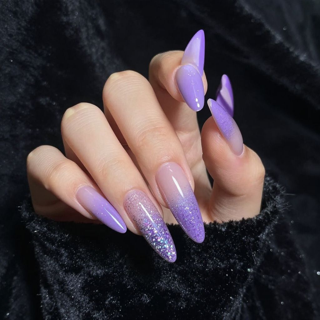 Light Purple Nail Designs nail idea 5
