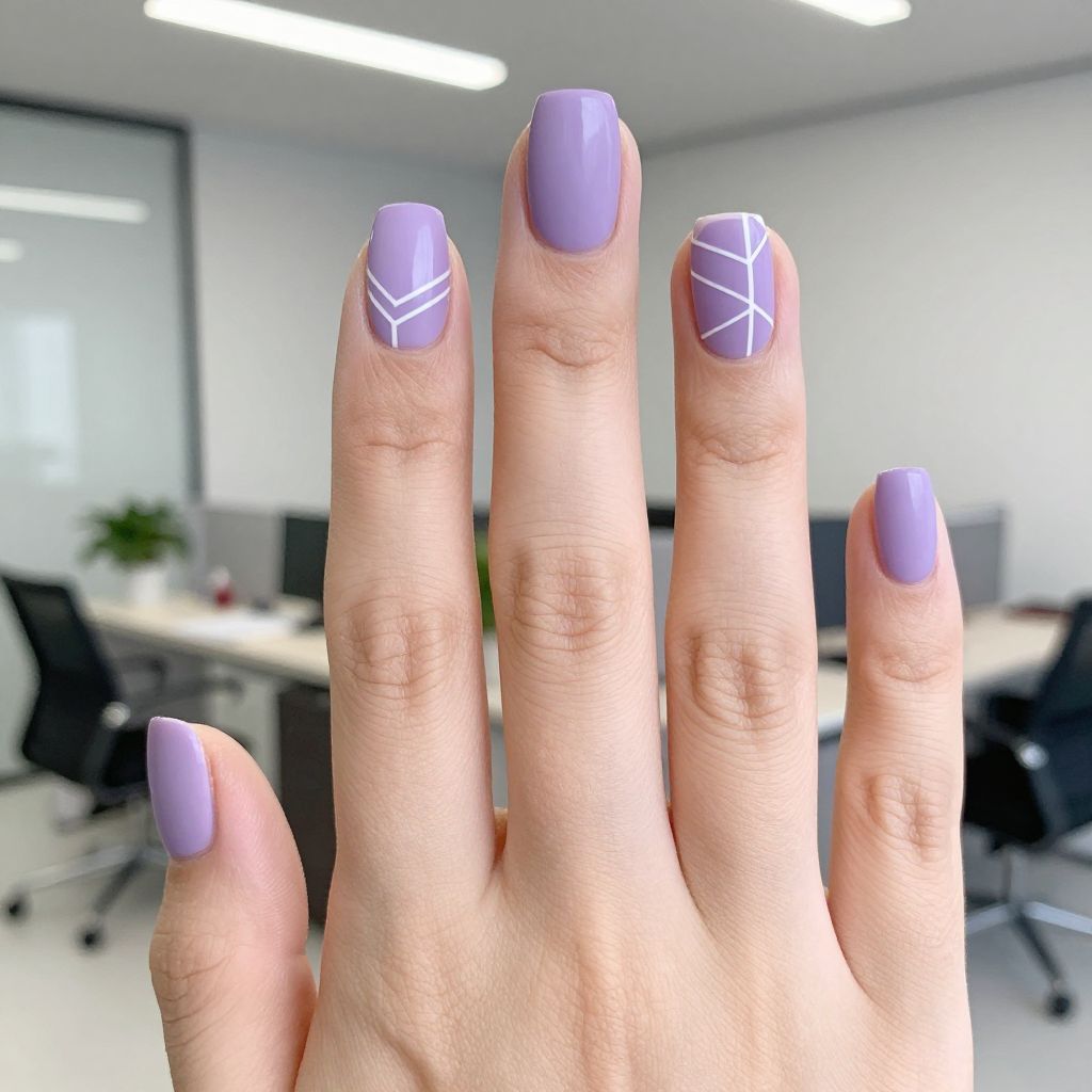 Light Purple Nail Designs nail idea 6