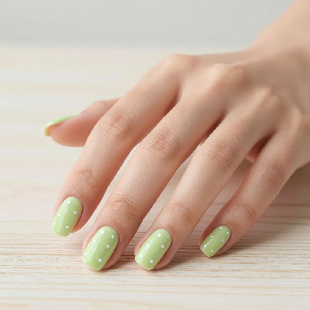 Lime Green Nail Designs nail idea 12