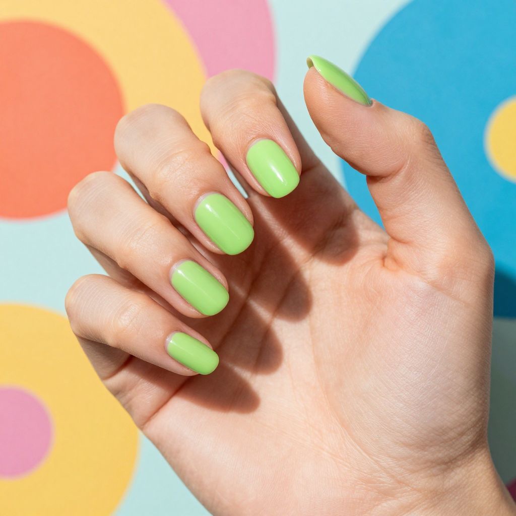 Lime Green Nail Designs nail idea 13