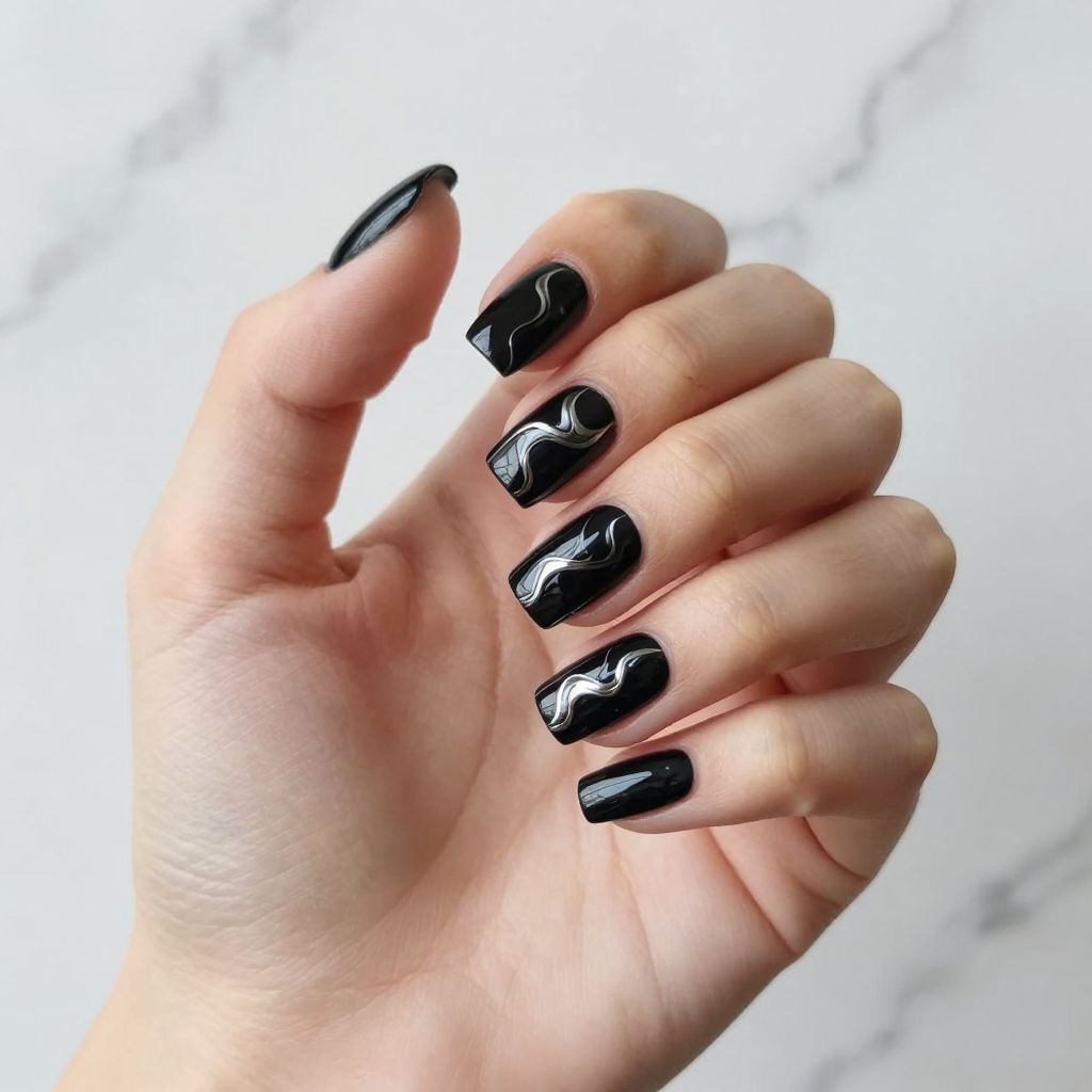 Magnetic Nail Polish Designs nail idea 1