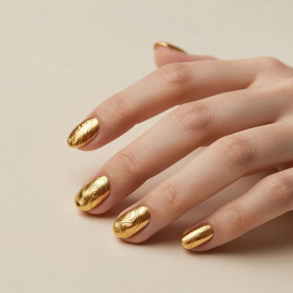 Magnetic Nail Polish Designs nail idea 11