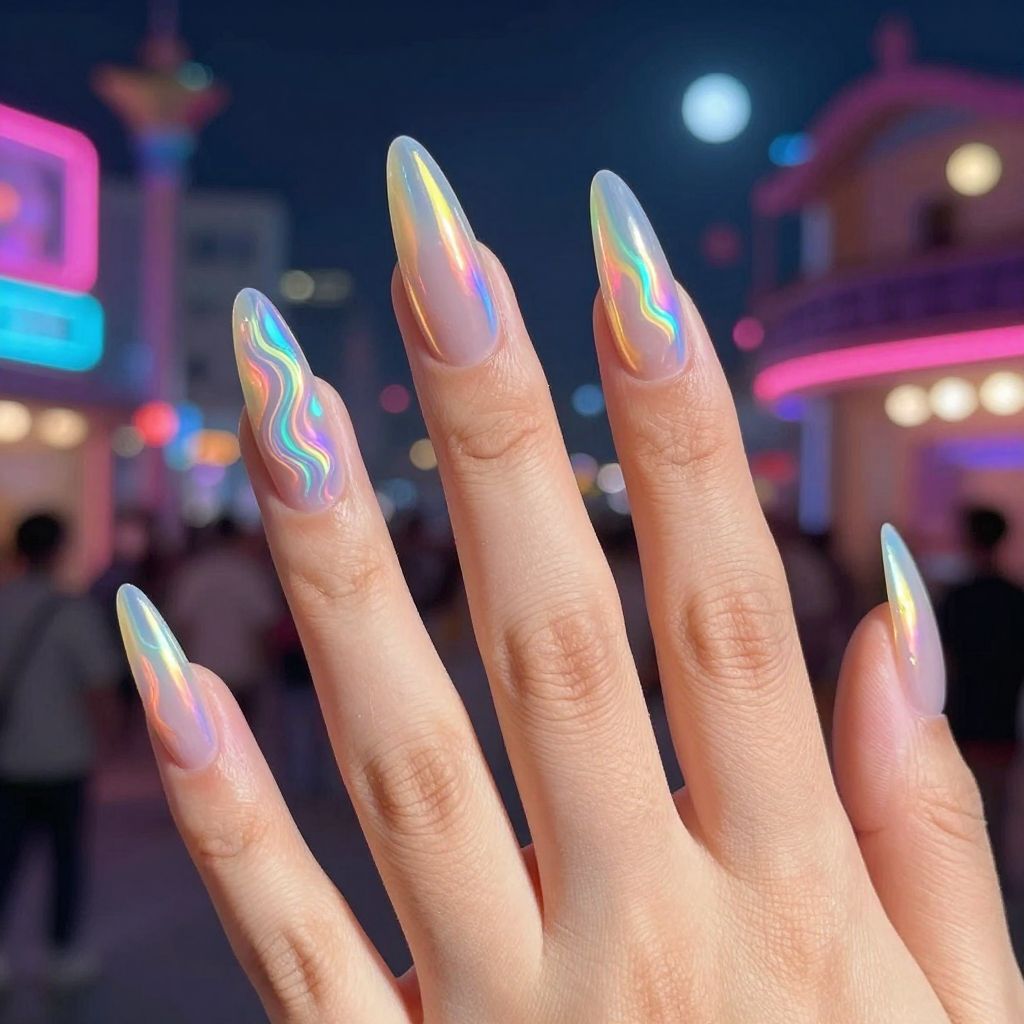 Magnetic Nail Polish Designs nail idea 4