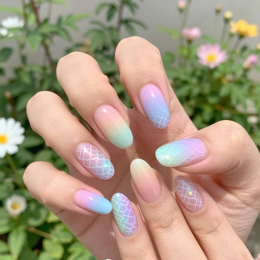 Mermaid Nail Designs nail idea 4