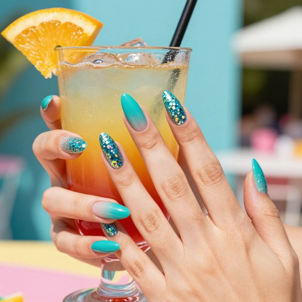 Mermaid Nail Designs nail idea 8