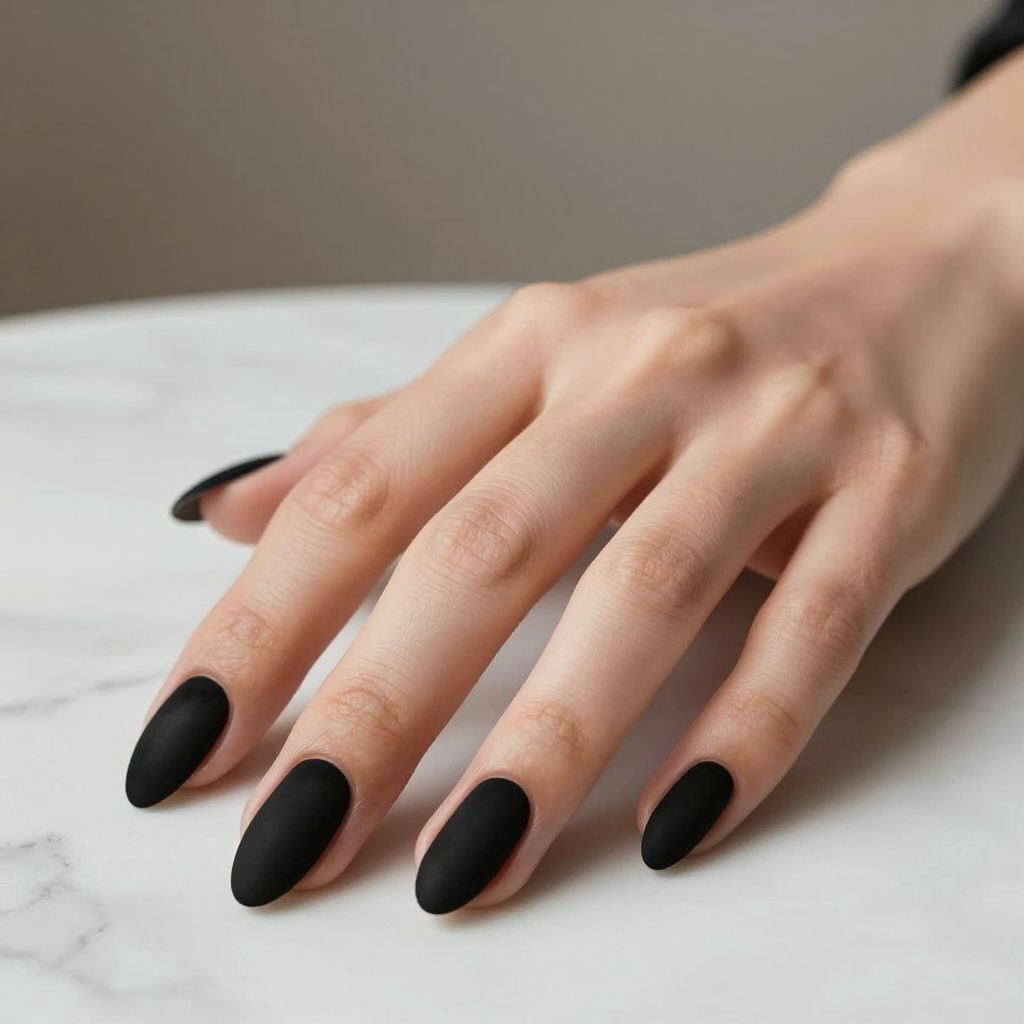 Black nail idea 2