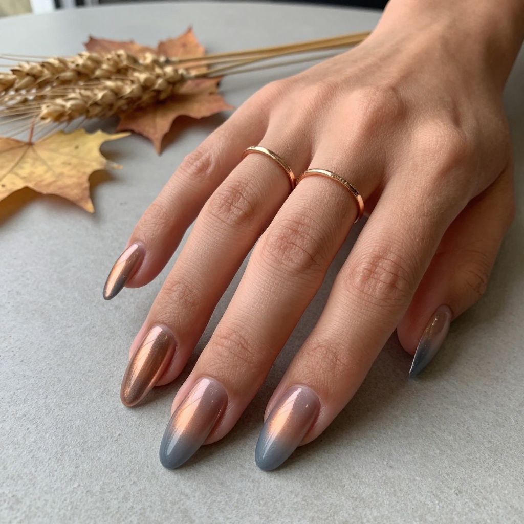 Copper with Smoke Gray Ombre