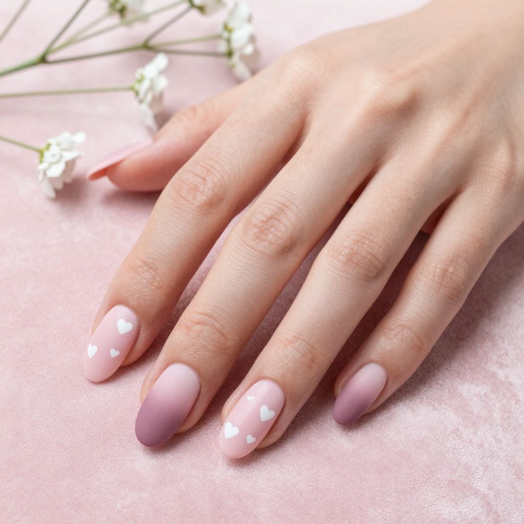 Valentine's Day nail idea 2