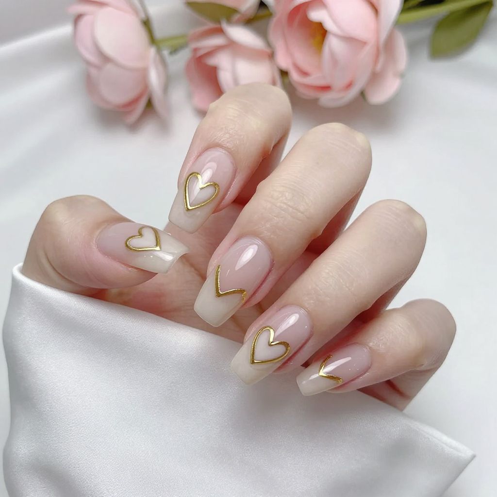 Valentine's Day nail idea 7