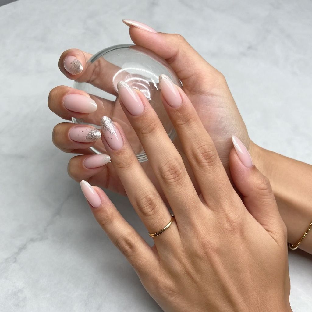 Glitter French Tips