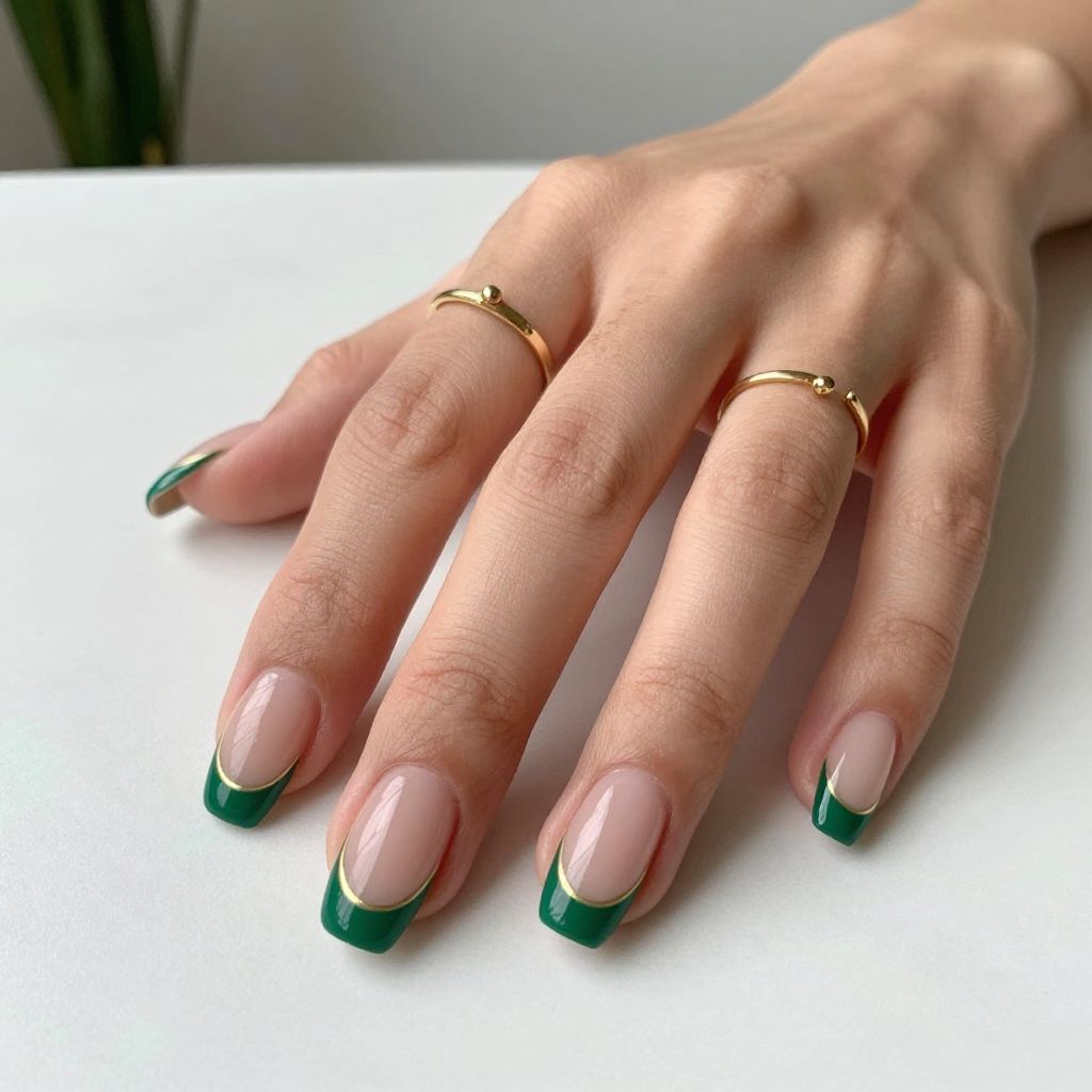 Colored French Tips