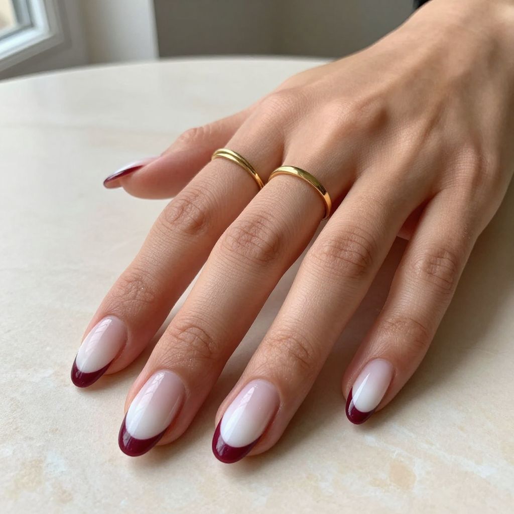 Gradient Ombre French Tips