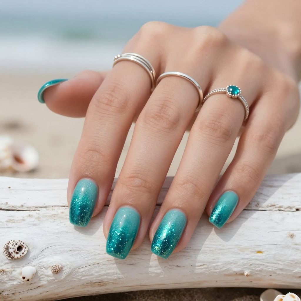 Teal to Turquoise Ocean Vibes