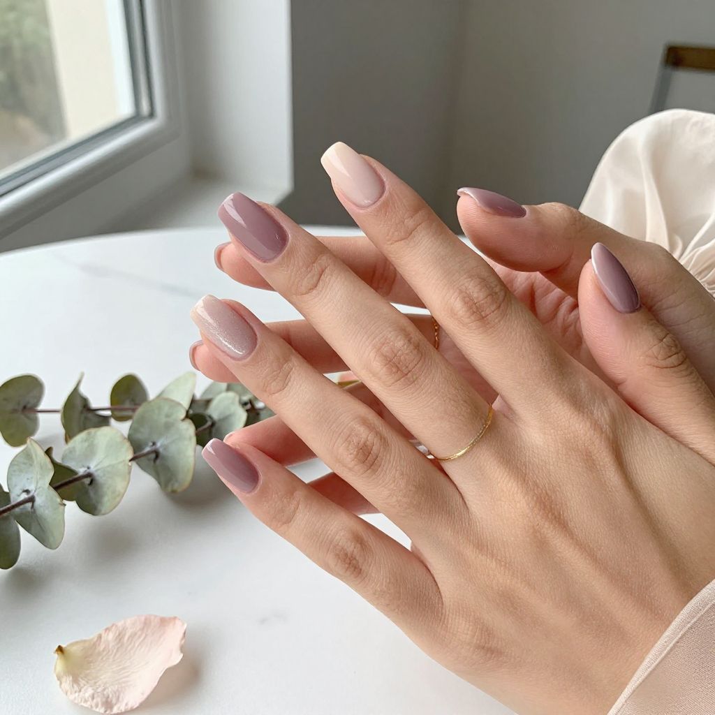 Blush to Mauve Ombre