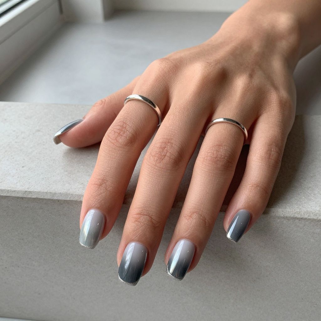 Steel Gray Ombre