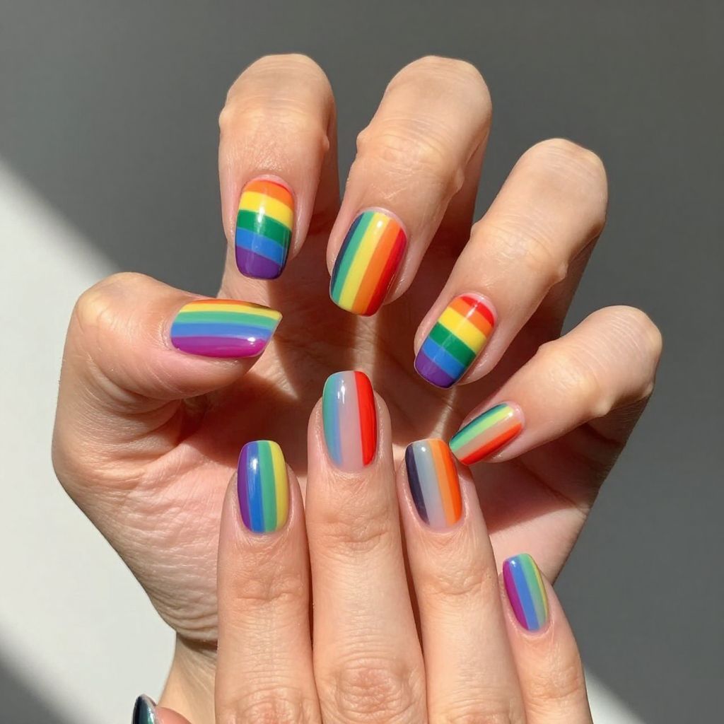 Pride nail idea 13
