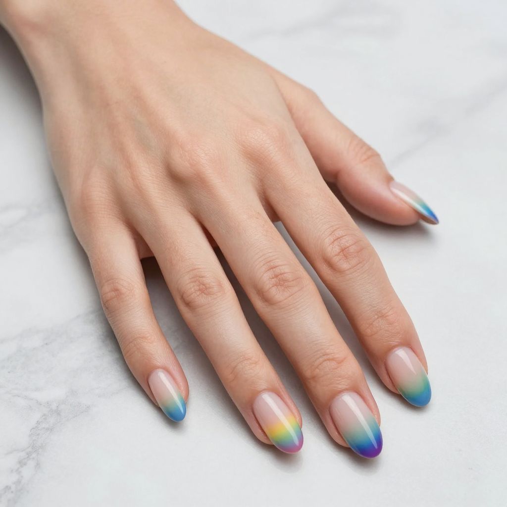 Pride nail idea 7