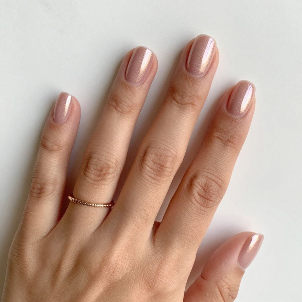 Rose Gold Nail Designs 1