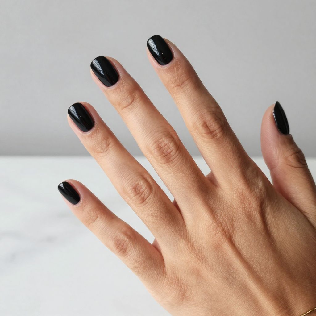 Classic Glossy Black Rounds