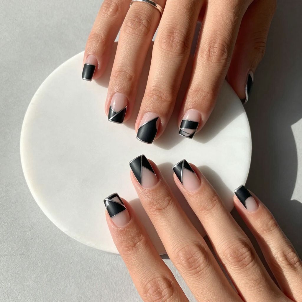 Negative Space Black Design