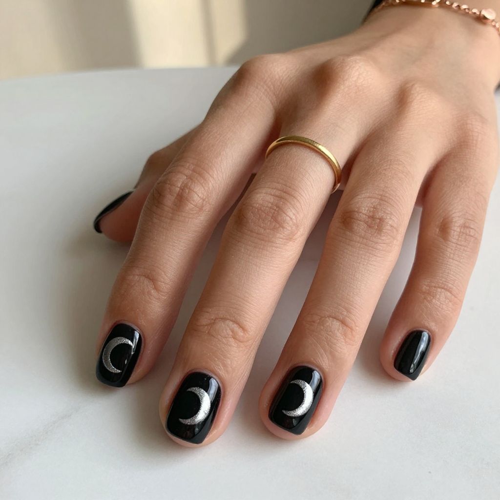 Black with Chrome or Mirror Accents