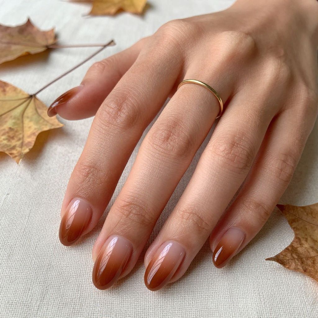 Cinnamon Brown with Spice Ombré Tips