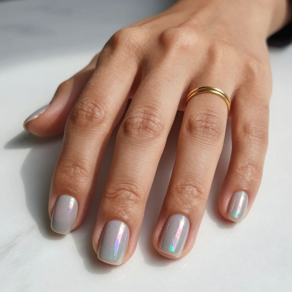 Holographic French Tips