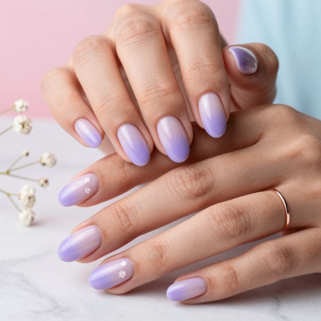 Pastel Ombre French Tips