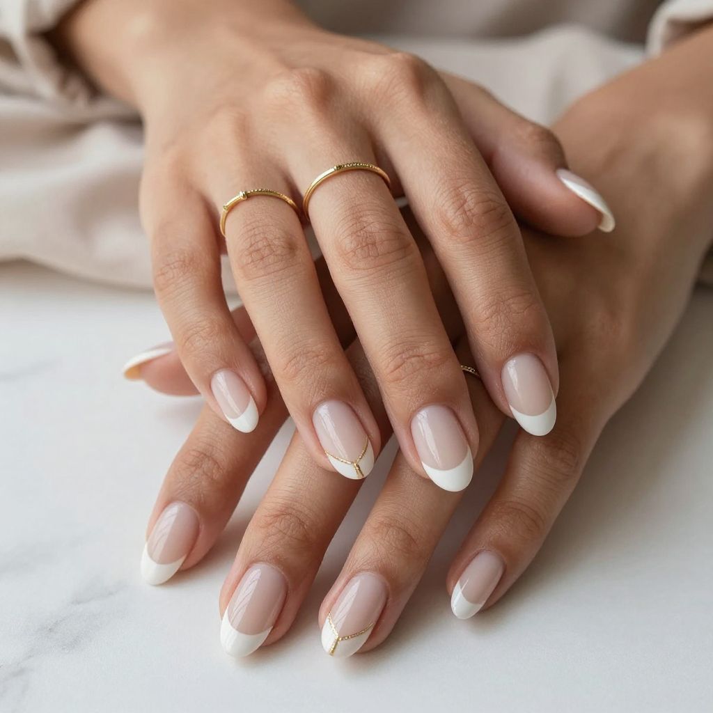 Negative Space French Tips