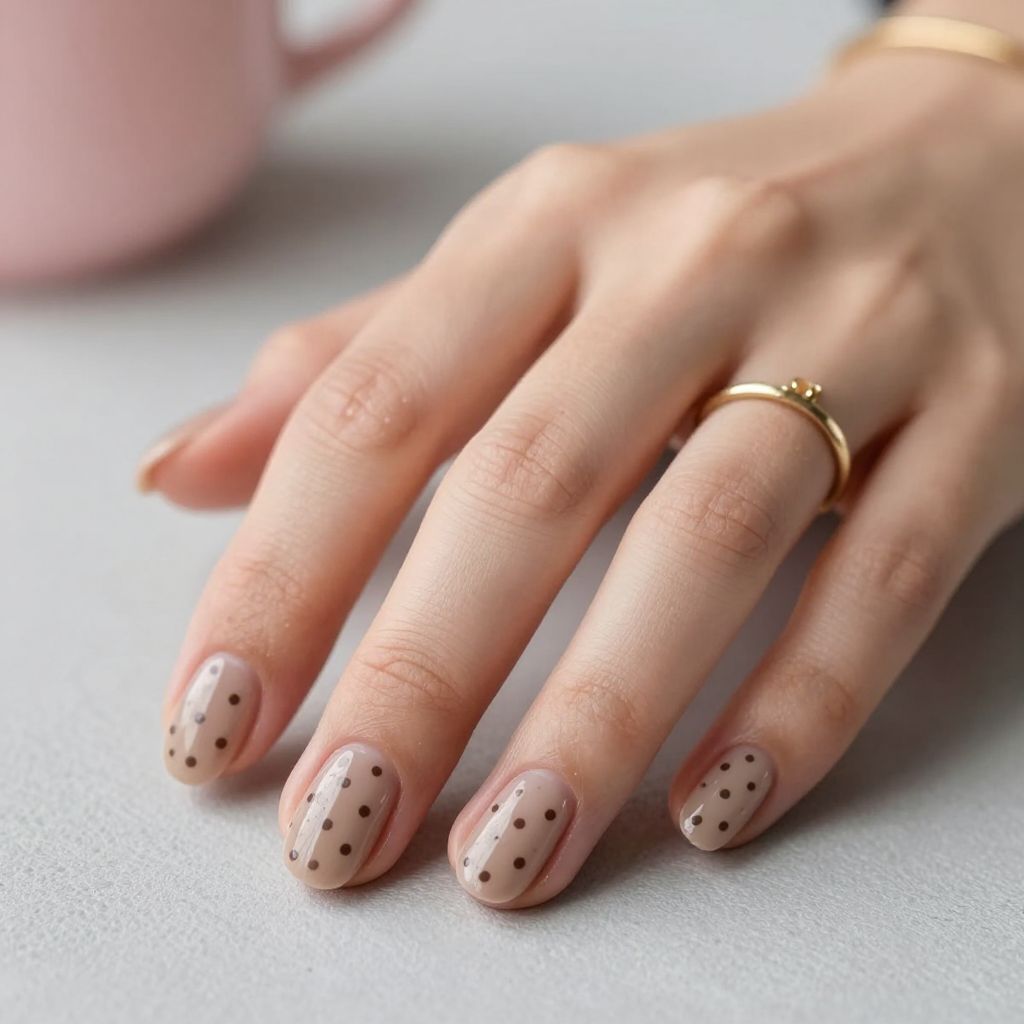 Short Nail Designs Simple nail idea 11
