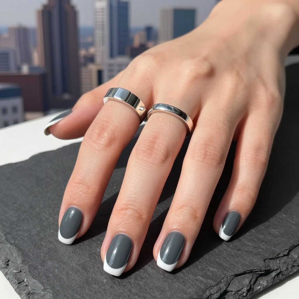 Short Nail Designs Simple nail idea 13