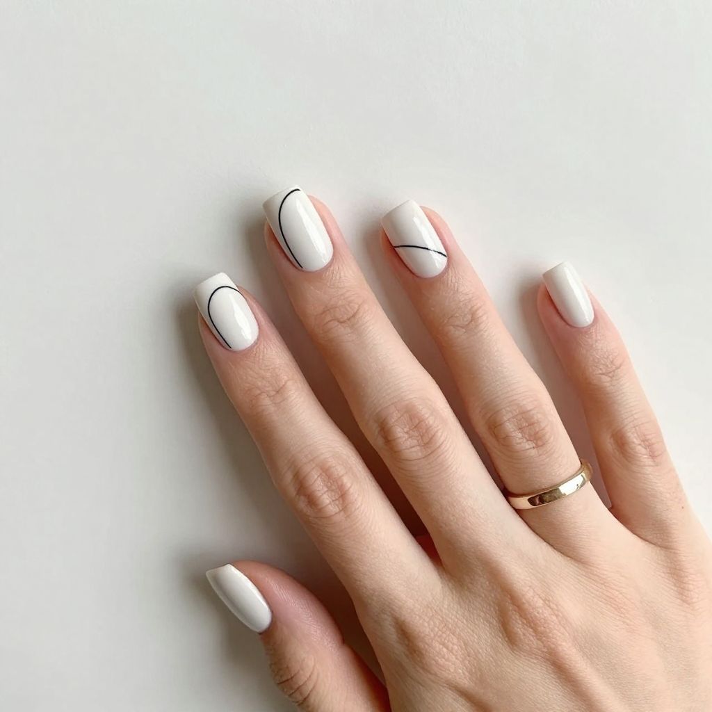 Short Nail Designs Simple nail idea 4