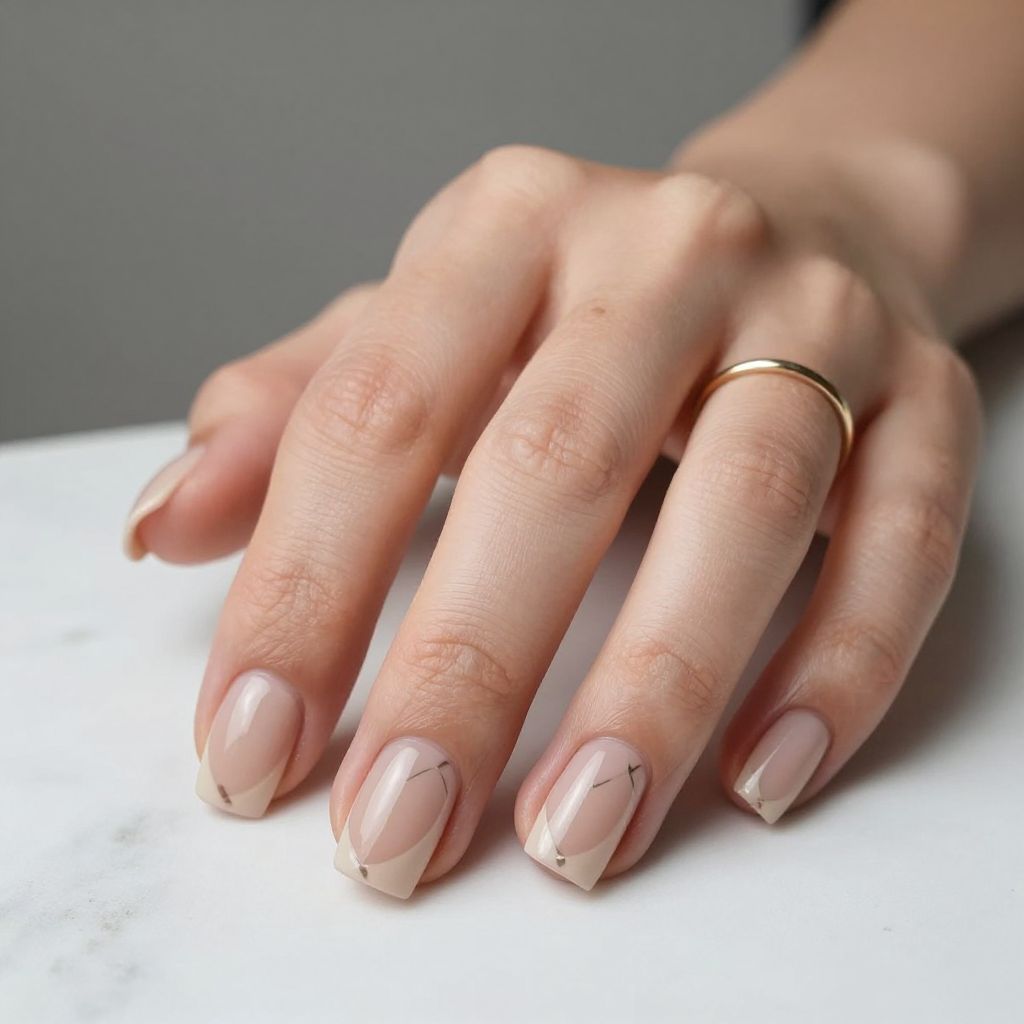 Short Nail Designs Simple nail idea 8