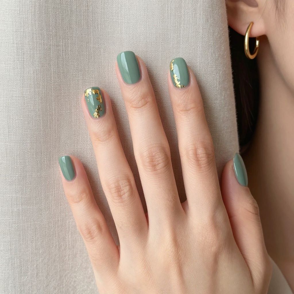 Short Nail Designs Simple nail idea 9