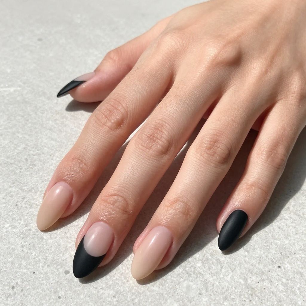 Short Stiletto Nail Design 10