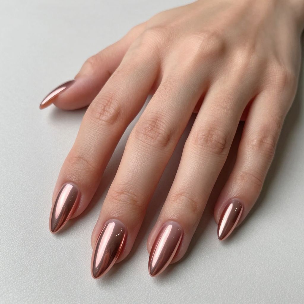 Short Stiletto Nail Design 15