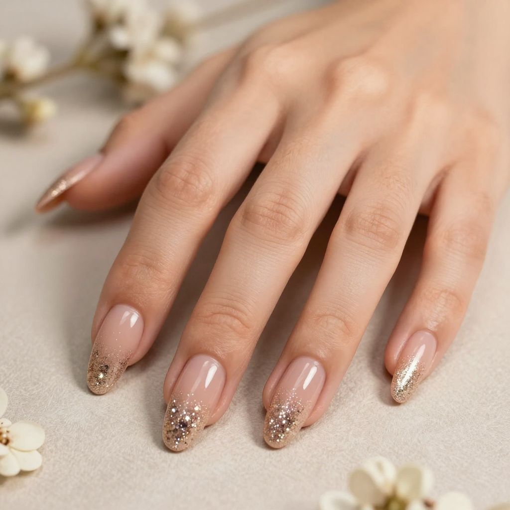 Short Stiletto Nail Design 6