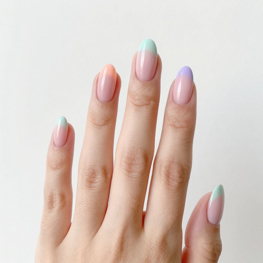Short Stiletto Nail Design 9