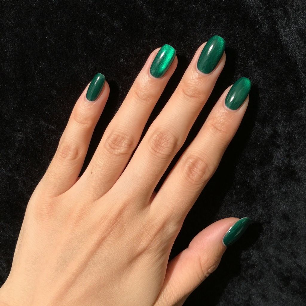 Short Stiletto Nail Design 8