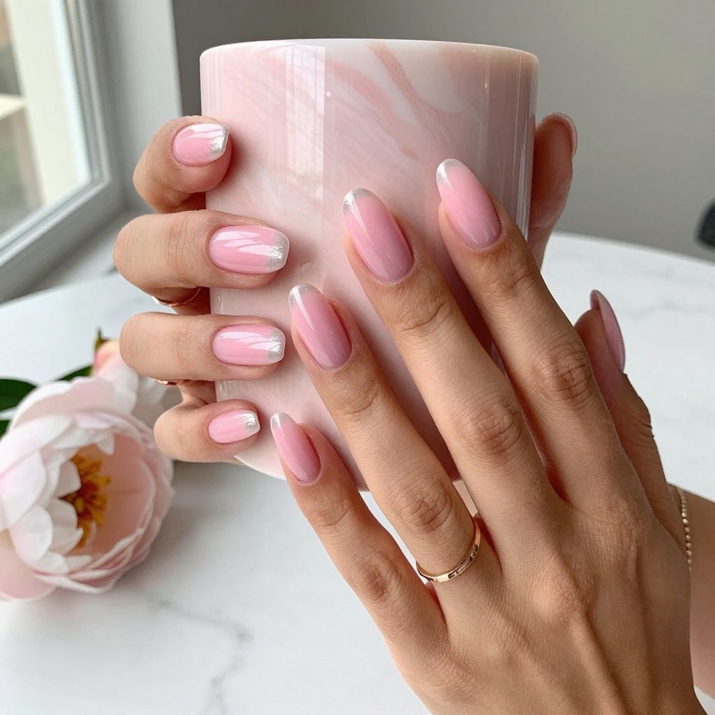Simple Almond Nail Designs 1