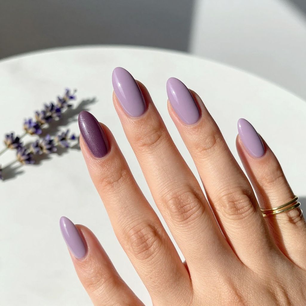 Simple Almond Nail Designs 11