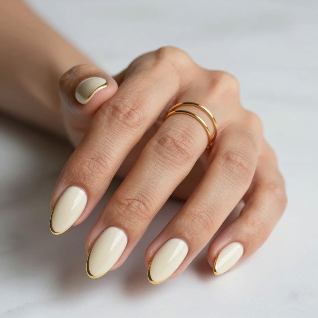 Simple Almond Nail Designs 12
