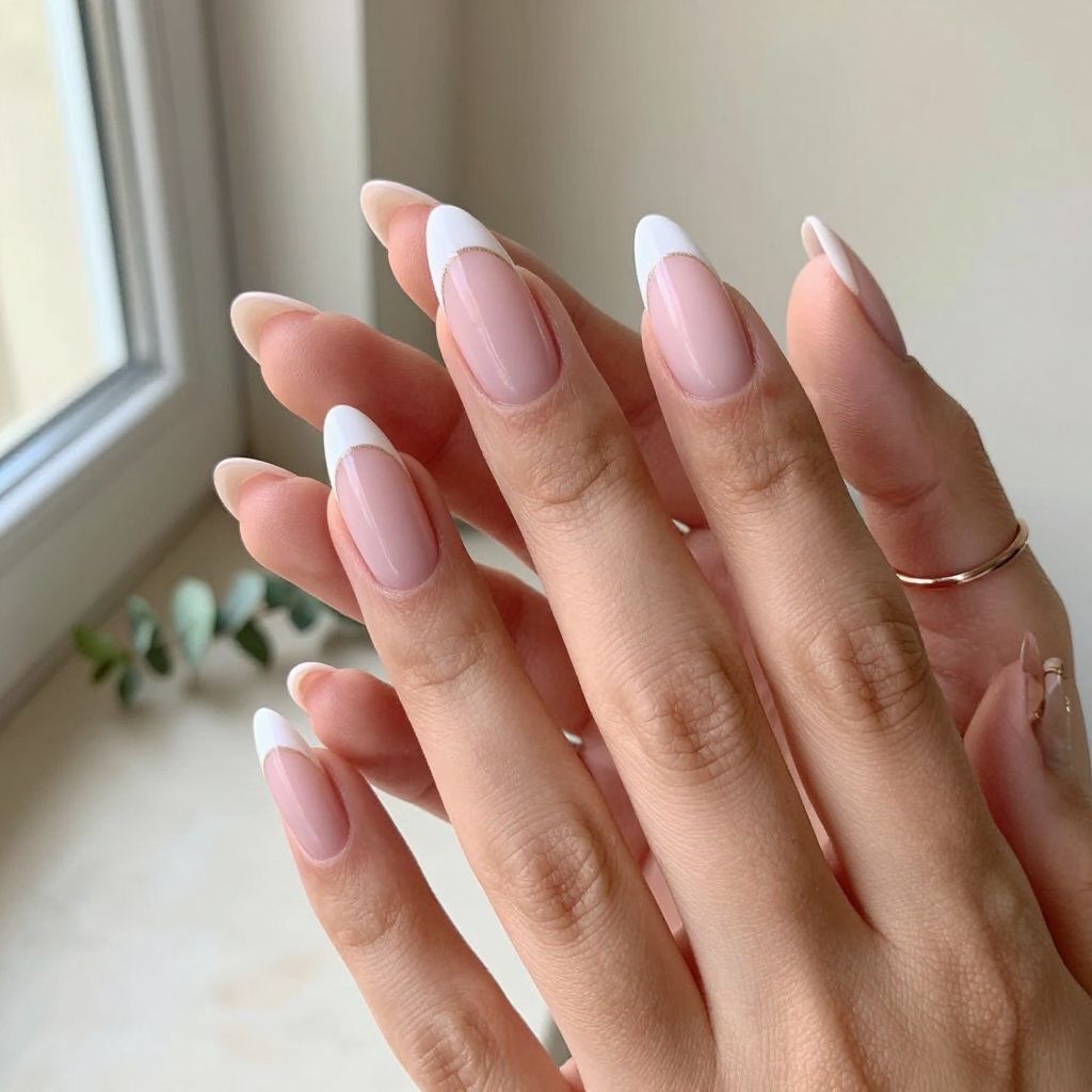 Simple Almond Nail Designs 14