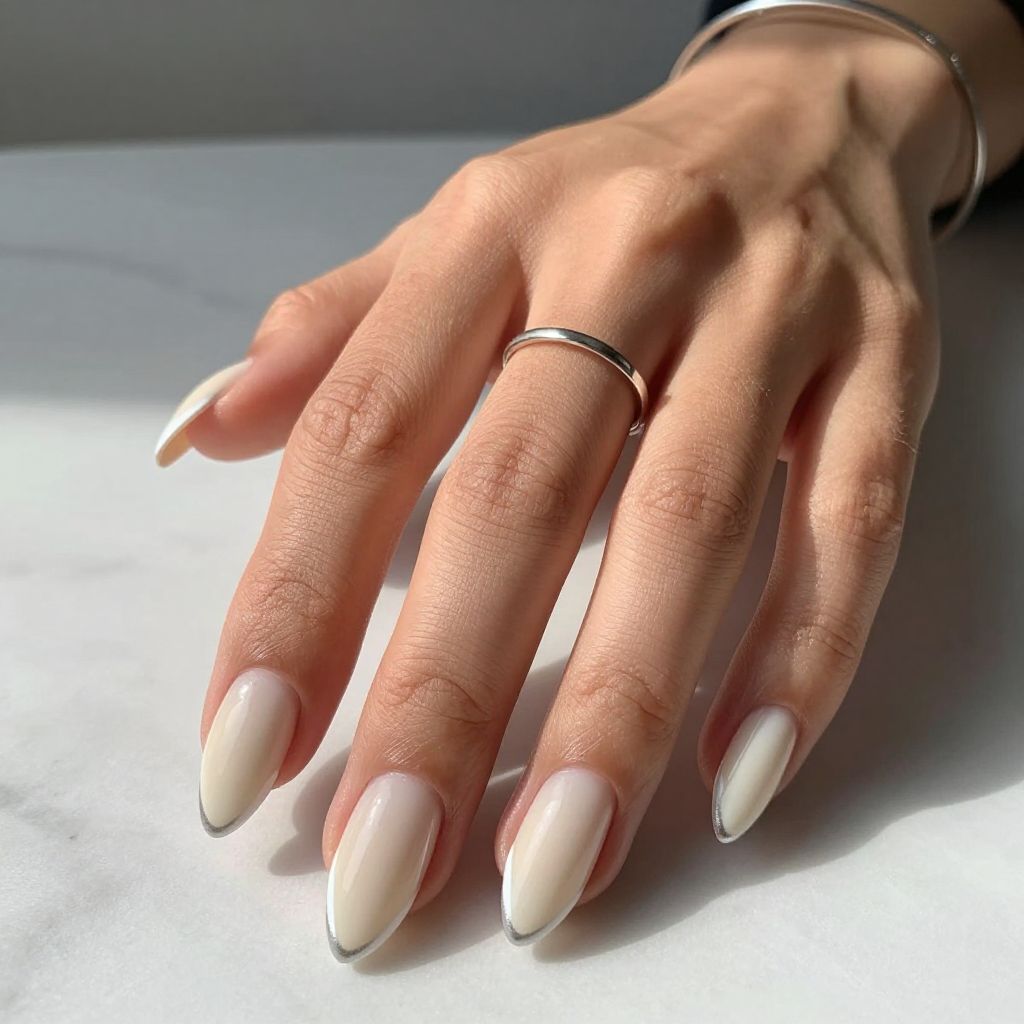 Simple Almond Nail Designs 2