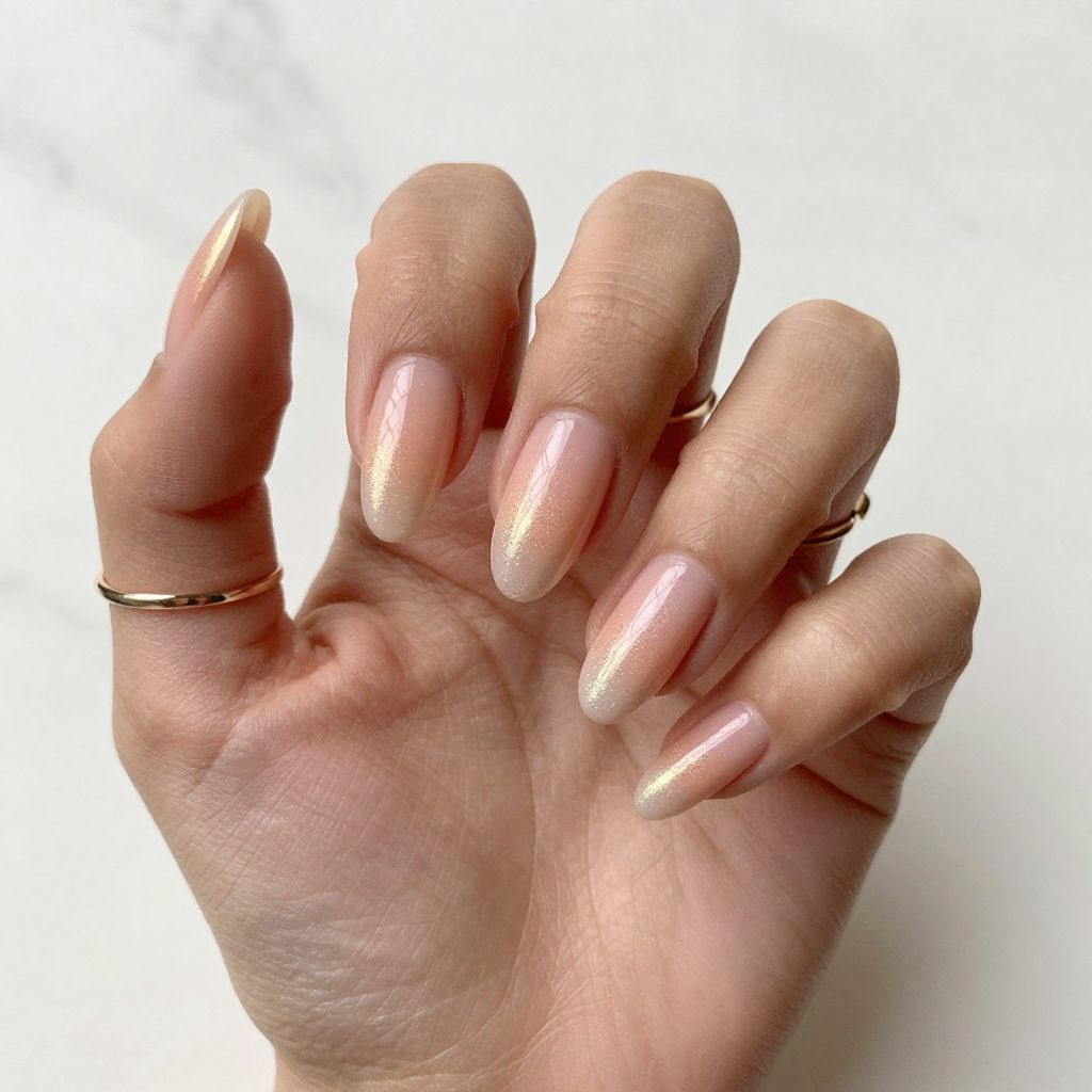 Simple Almond Nail Designs 7