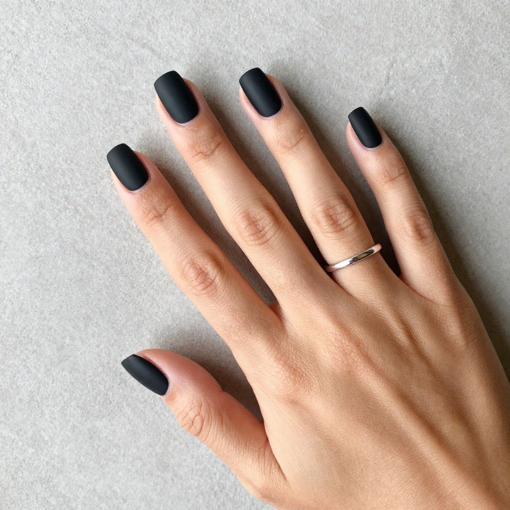 Matte Black Elegance