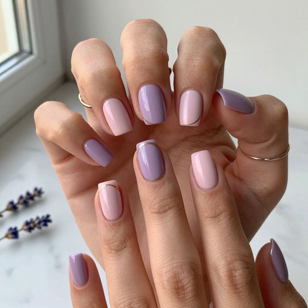 Soft Color Block Design