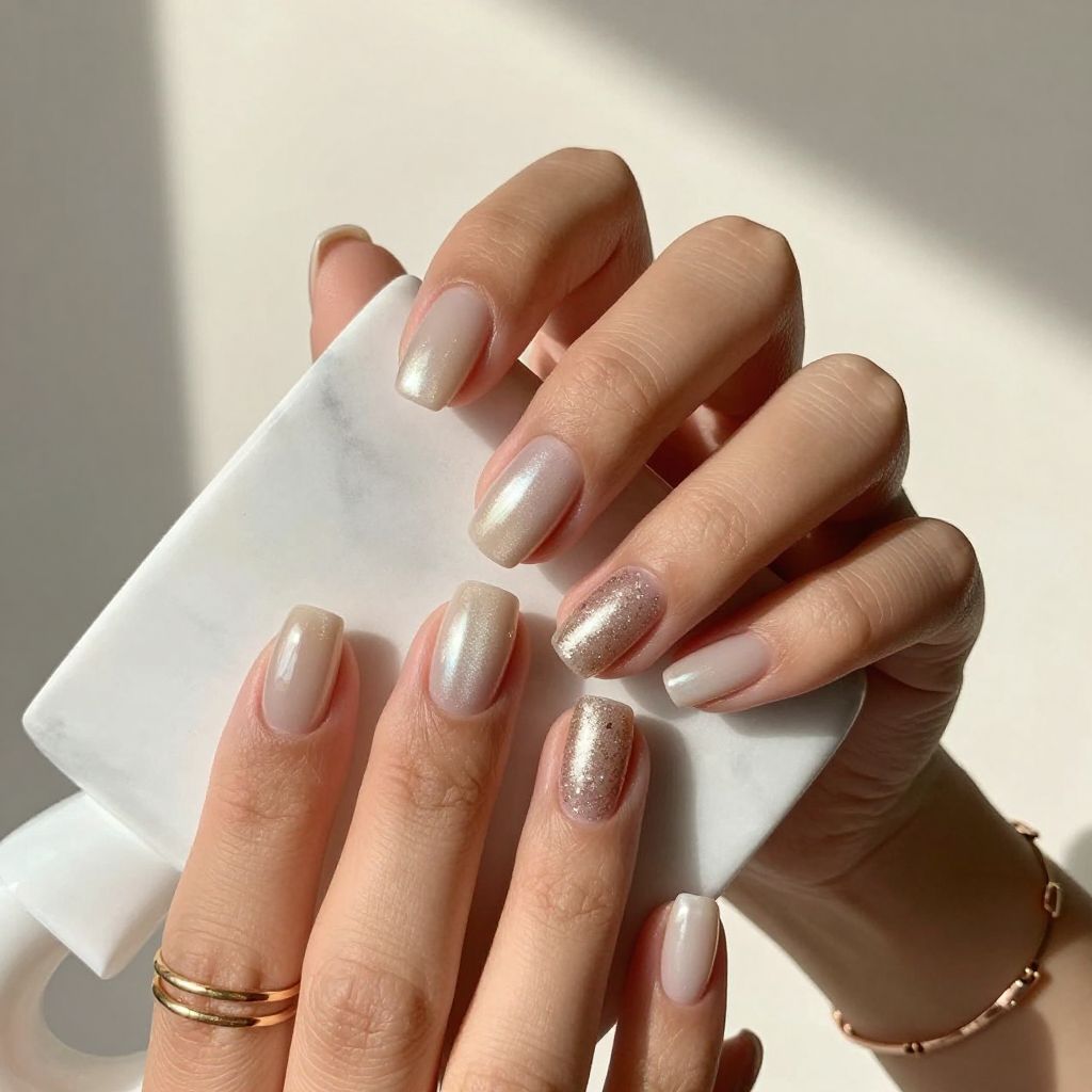 Classic Nude with Pearl Finish