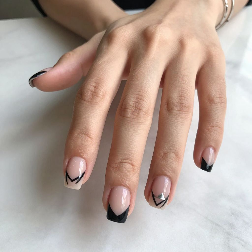 Negative Space Geometric Design